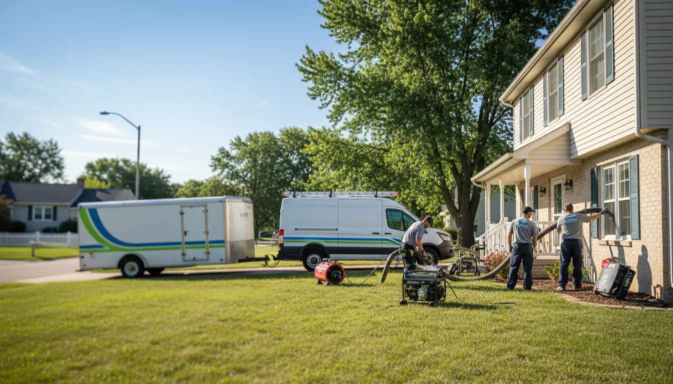 Flooded Basement Restoration And Cleanup With Repair in Long Point, IL near me